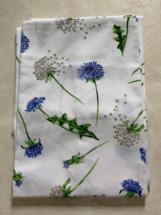 Скатерть AnnaMaria 150x230 SOFFIONE AZZURO