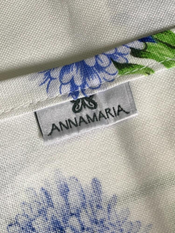 Скатерть AnnaMaria 150x230 SOFFIONE AZZURO