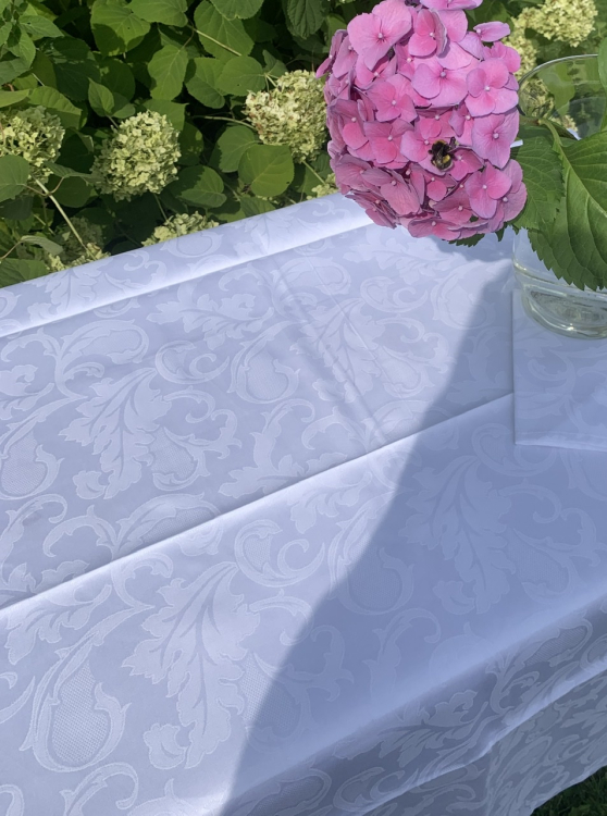 Скатерти с салфетками EmilioGatti FLORIDA белые