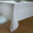 Скатерть с салфетками Vallesusa CHROMO SATIN 160x225 +8 салфеток белая