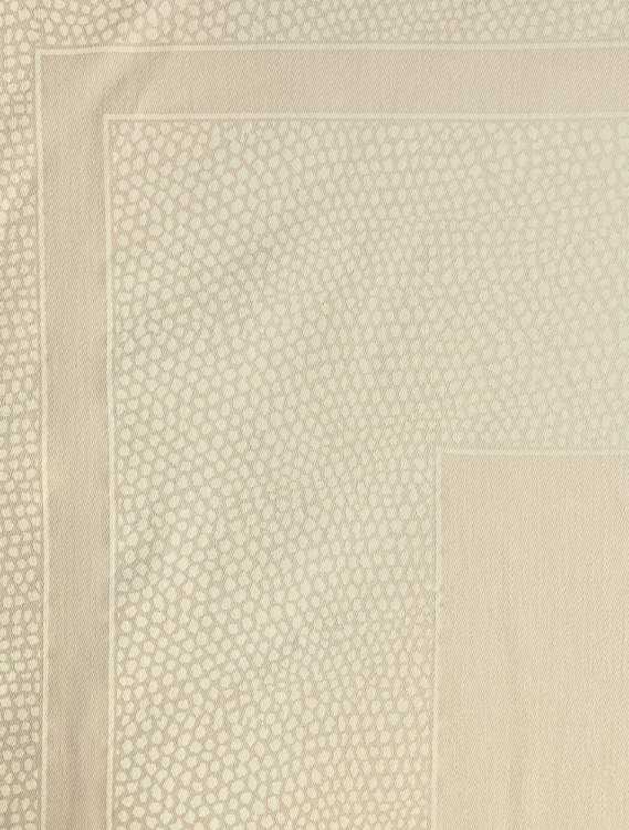 Скатерть с салфетками Vallesusa CHROMO SATIN 160x225 +8 салфеток светло-бежевая