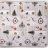 Новогодняя скатерть 100х100 гобелен SHABBY (2345)