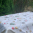 Новогодняя скатерть 100х100 гобелен SHABBY (2345)