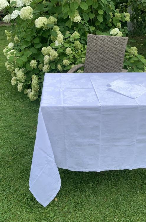 Скатерти с салфетками Vallesusa ARLES белые