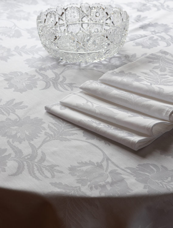 Скатерти с салфетками Vallesusa ARLES белые