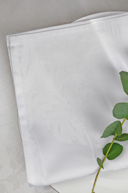 Скатерти с салфетками Vallesusa ARLES белые