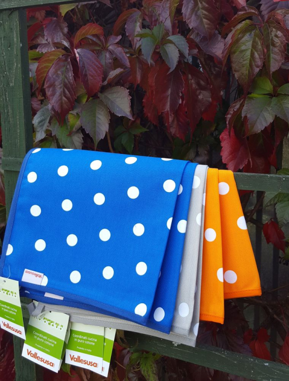 Кухонное полотенце Vallesusa WHITE DOTS (15379) абрикосовый