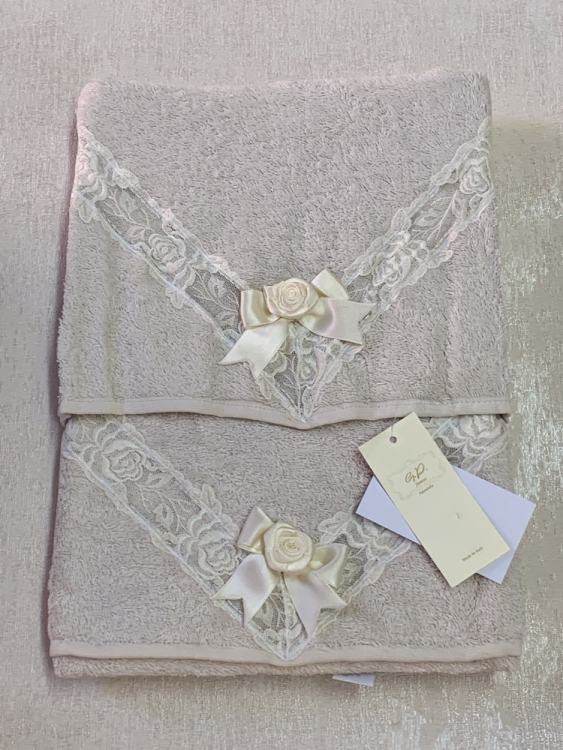 Комплект полотенец Palombella JOLIE (2 шт.) Argento