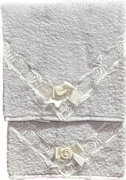 Комплект полотенец Palombella JOLIE (2 шт.) Argento