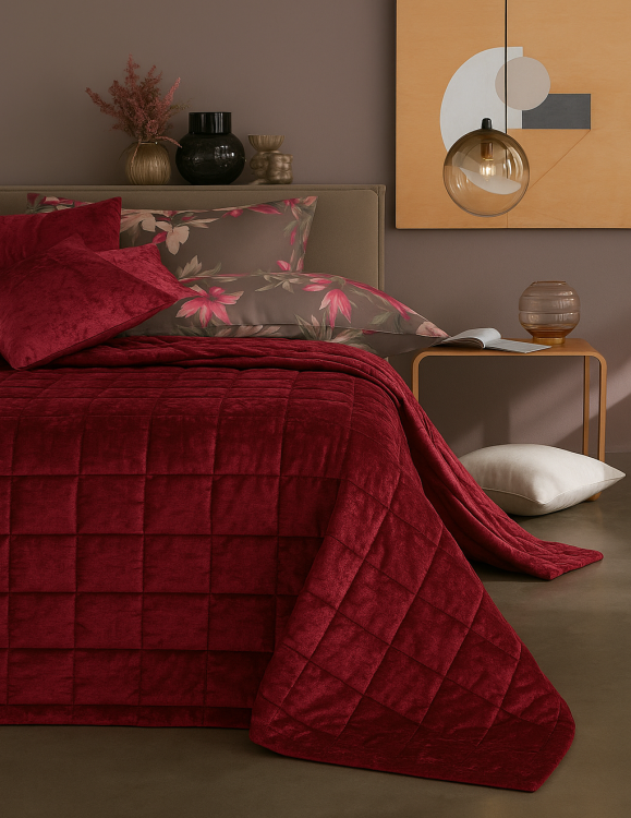 Покрывало Dondi VENERE 270х270 lake red