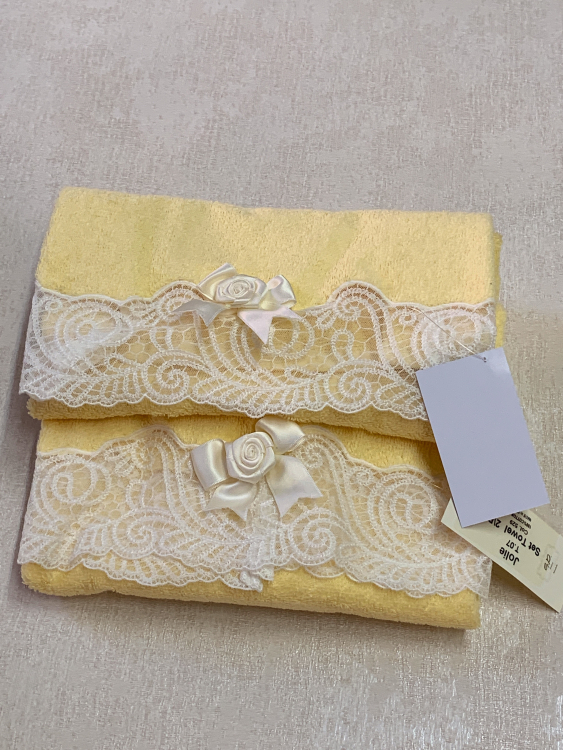 Комплект полотенец Palombella JOLIE (2 шт.) Giallo