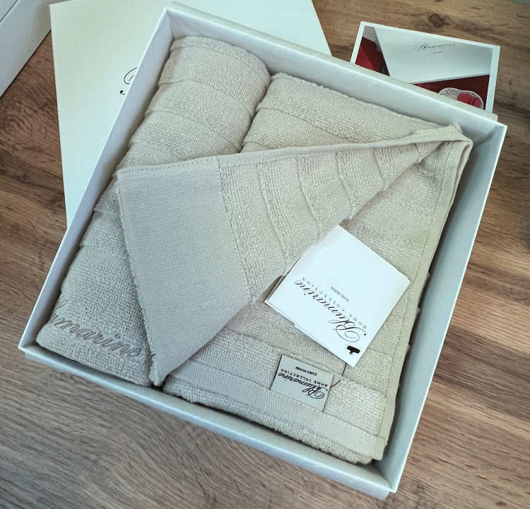 Комплект полотенец Blumarine из 2 шт MADEMOISELLE  BEIGE