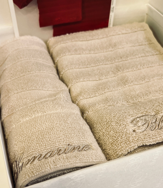 Комплект полотенец Blumarine из 2 шт MADEMOISELLE  BEIGE