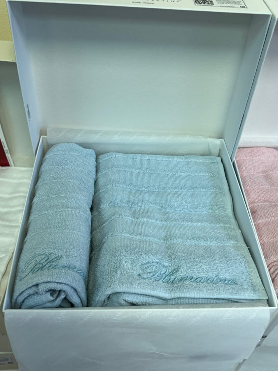 Комплект полотенец Blumarine из 2 шт MADEMOISELLE AZZURRO