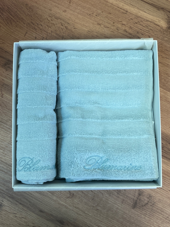 Комплект полотенец Blumarine из 2 шт MADEMOISELLE AZZURRO