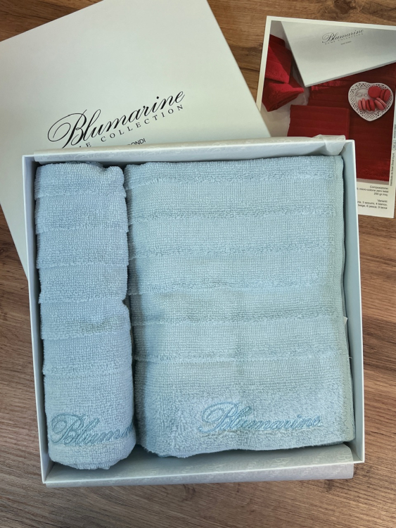 Комплект полотенец Blumarine из 2 шт MADEMOISELLE AZZURRO
