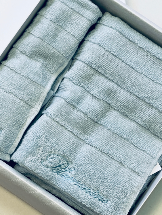 Комплект полотенец Blumarine из 2 шт MADEMOISELLE AZZURRO