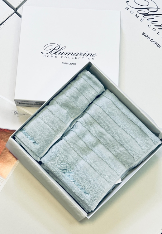 Комплект полотенец Blumarine из 2 шт MADEMOISELLE AZZURRO
