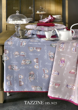 Скатерть Tag 3625 TAZZINE Д.150 с защитным покрытием PVC