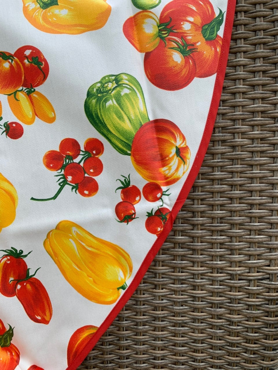 Скатерть Vallesusa VERDURA д.180 см, с пропиткой