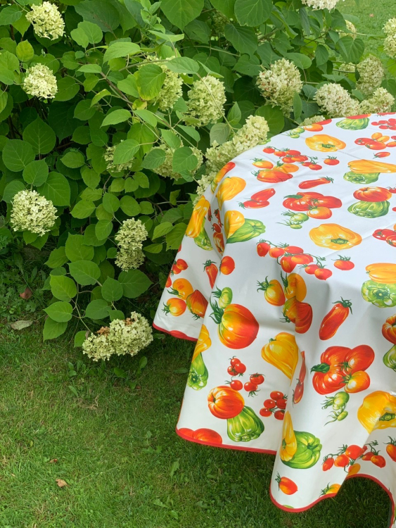 Скатерть Vallesusa VERDURA д.180 см, с пропиткой