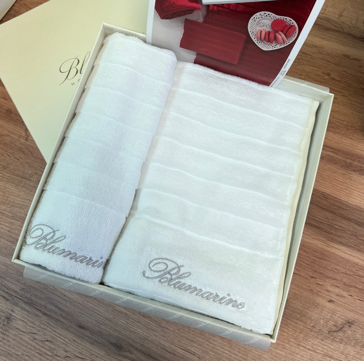 Комплект полотенец Blumarine из 2 шт MADEMOISELLE BIANCO