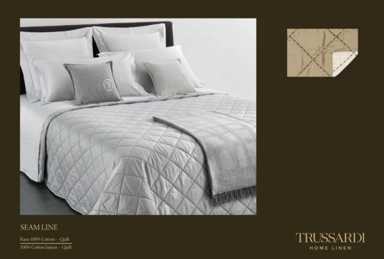 Покрывало Trussardi SEAM LINE 270х260 tortora