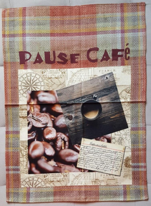 Кухонное полотенце Dreams CAFFE (244A-33) Pause cafe