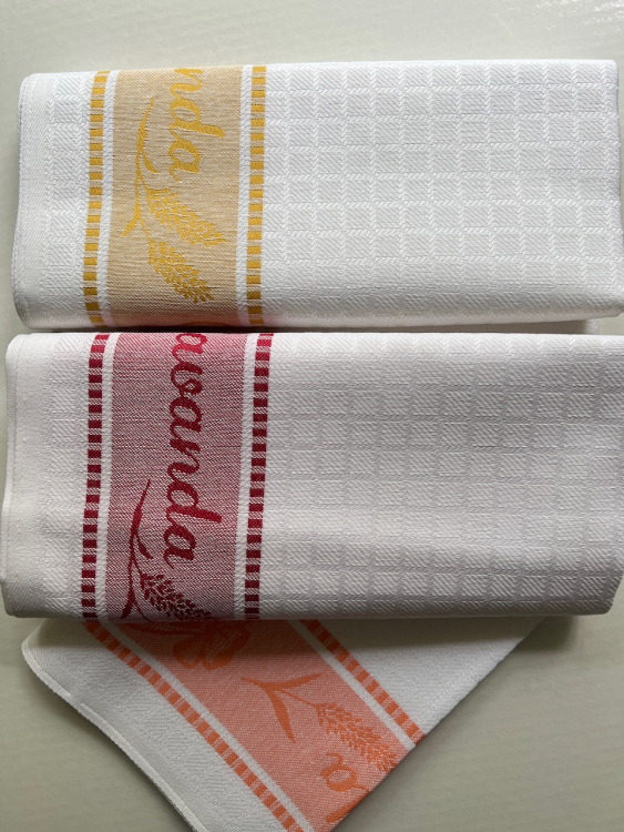 Набор 3 шт кухонных полотенец LAVANDA (лаванда) 60x70