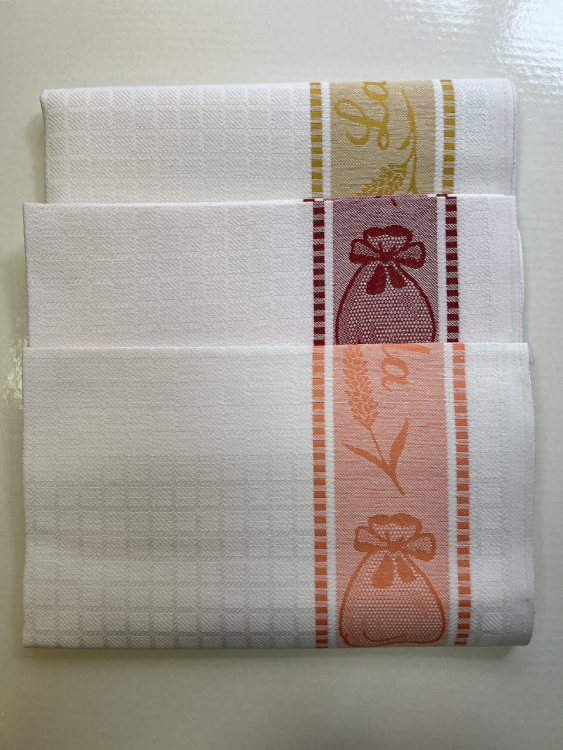 Набор 3 шт кухонных полотенец LAVANDA (лаванда) 60x70