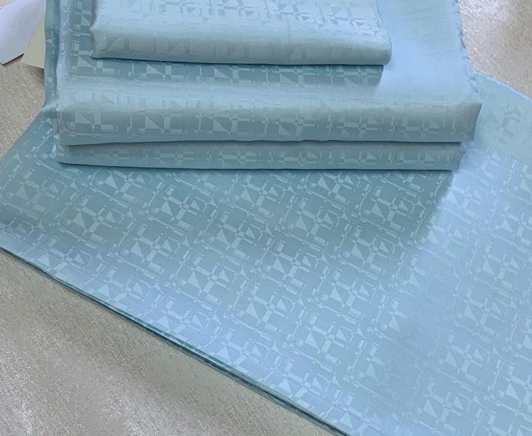 семейный Комплект постельного белья 600TC Palombella EVEREST (СЕМЕЙНЫЙ) 155х200-2 aqua