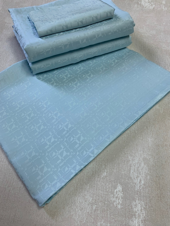 семейный Комплект постельного белья 600TC Palombella EVEREST (СЕМЕЙНЫЙ) 155х200-2 aqua