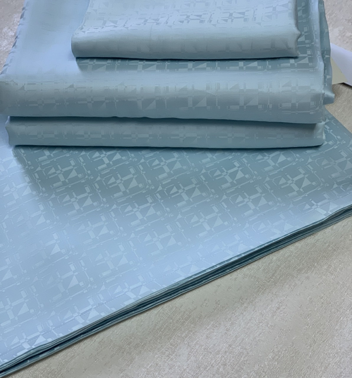 семейный Комплект постельного белья 600TC Palombella EVEREST (СЕМЕЙНЫЙ) 155х200-2 aqua