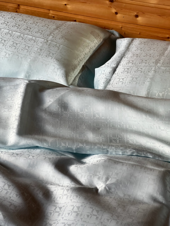 семейный Комплект постельного белья 600TC Palombella EVEREST (СЕМЕЙНЫЙ) 155х200-2 aqua