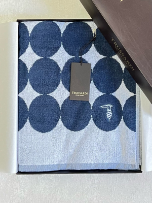 Полотенце банное Trussardi FREGIO 100x150 Blue