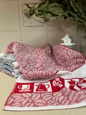 Набор 4 шт кухонных полотенец CAFFE