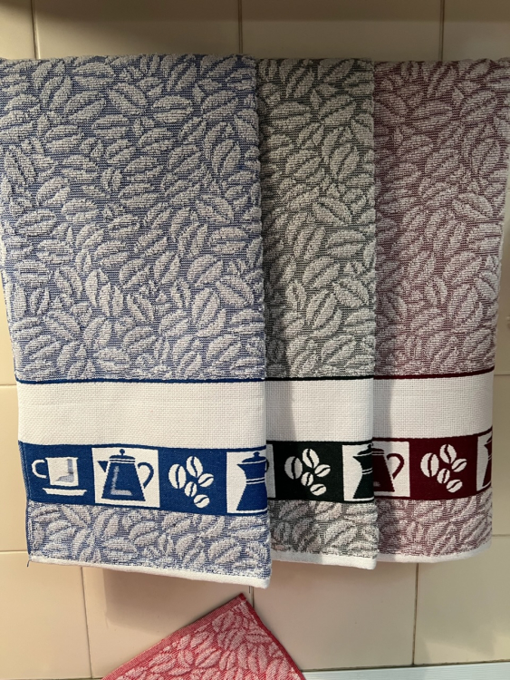 Набор 4 шт кухонных полотенец CAFFE