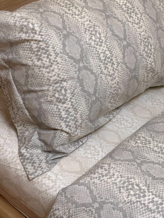 Постельное белье TAG PITONATO 220x200 Grey серый