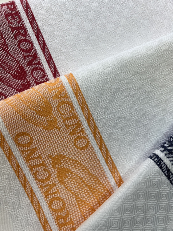 Набор 3 шт кухонных полотенец  PEPERONCINO (перчики) 60x70