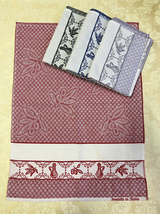 Набор 4 шт кухонных полотенец OLIO