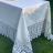 Скатерть 170х270 Gamba1323 и 12 салфеток, Bianco