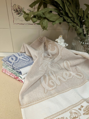 Набор 4 шт кухонных полотенец CHEF