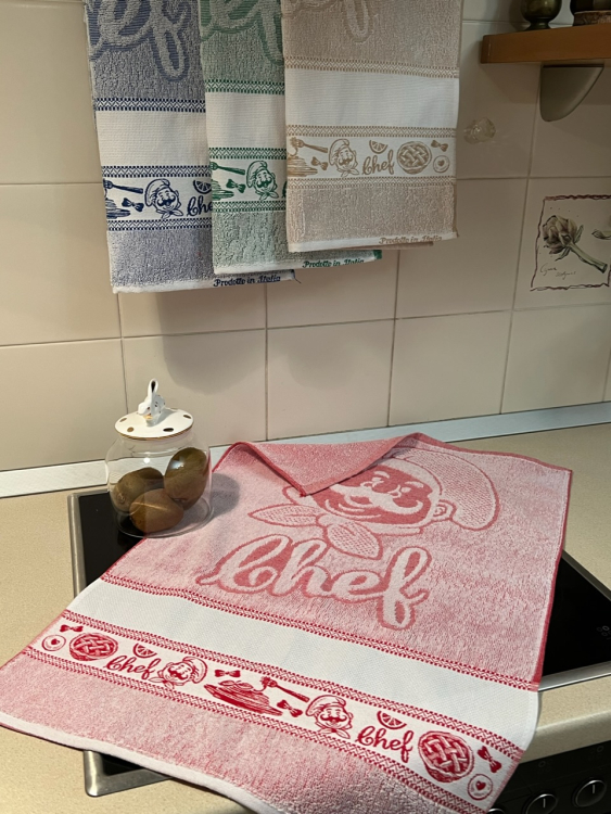Набор 4 шт кухонных полотенец CHEF