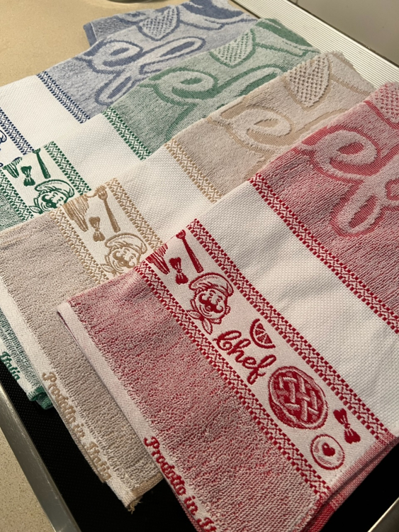 Набор 4 шт кухонных полотенец CHEF