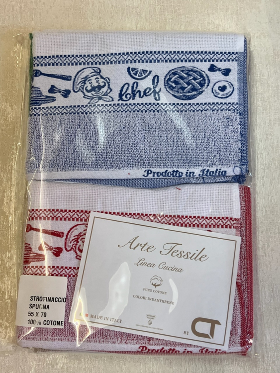 Набор 4 шт кухонных полотенец CHEF