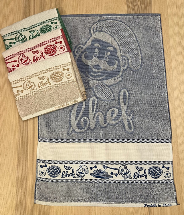 Набор 4 шт кухонных полотенец CHEF