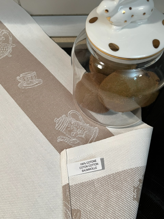 Набор 4 шт кухонных полотенец MILANO (чайники)