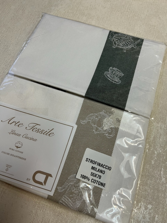 Набор 4 шт кухонных полотенец MILANO (чайники)