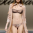 Халат велюровый Blumarine N-58 молочный