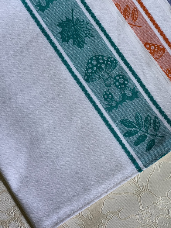 Набор 3 шт кухонных полотенец FUNGHI (грибы)